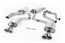 Load image into Gallery viewer, Audi S5 B8.5 Coupe/Cabriolet - Resonated (Quieter) Cat-Back Exhaust System with  Polished Quad Outlet Trims