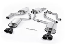 Load image into Gallery viewer, Audi S5 B8.5 Coupe/Cabriolet - Resonated (Quieter) Cat-Back Exhaust System with Quad Black Velvet Trims