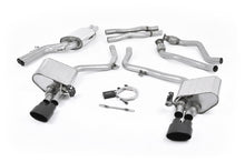 Load image into Gallery viewer, Audi S5 B8 Sportback - Valved and Resonated Cat-Back Exhaust System with Black Oval Trims