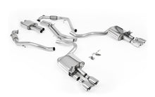 Load image into Gallery viewer, Audi S5 B9 Sport Diff models with Brace Bars (RHD) - Resonated Cat-Back with Quad Polished Trims