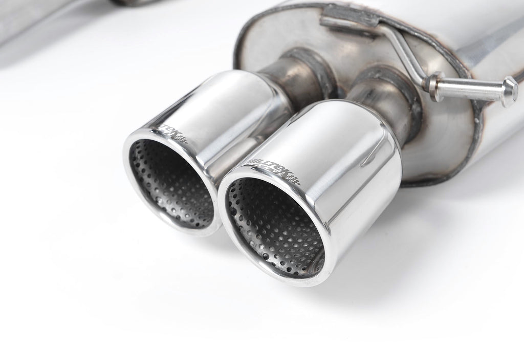 Audi S5 V8 - Resonated (Quieter) Cat-Back Exhaust System with Polished Trims (For Manual Models)