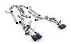 Audi S8 D5 V8 (Long Wheel Base) - Non-Resonated (Louder) Cat-Back with Carbon Tips
