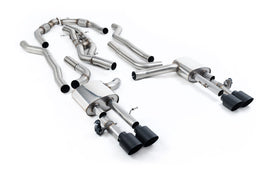 Audi S8 D5 V8 (Long Wheel Base) - Non-Resonated (Louder) Cat-Back with Cerakote Black Tips
