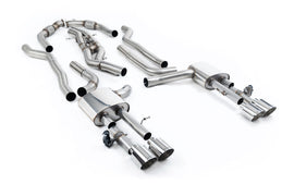 Audi S8 D5 V8 (Long Wheel Base) - Non-Resonated (Louder) Cat-Back with Polished Tips
