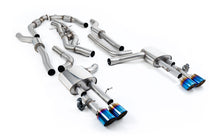 Load image into Gallery viewer, Audi S8 D5 V8 (Long Wheel Base) - Resonated (Quieter) Cat-Back with Burnt/Blue Titanium Tips