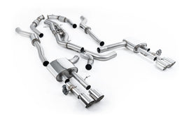 Audi S8 D5 V8 - Resonated (Quieter) OPF-Back Exhaust System with GT-115 Polished Trims