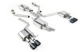 Audi SQ5 Supercharged - Cat-Back Exhaust System with Quad Carbon JET-100 Trims