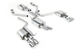 Audi SQ5 Supercharged - Cat-Back Exhaust System with Quad Polished Trims