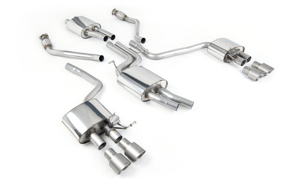 Audi SQ5 Supercharged - Cat-Back Exhaust System with Quad Titanium Trims
