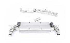 Audi TTRS MK3 Quattro - Non-Resonated (Louder) Cat-Back Exhaust System with Polished Oval Trims