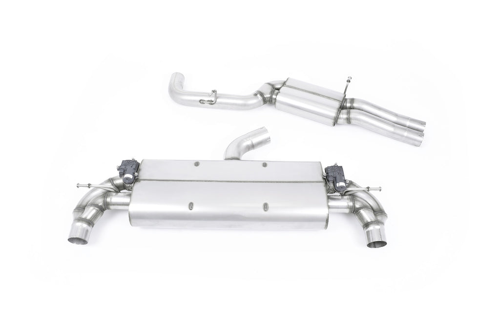 Audi TTRS MK3 Quattro - Resonated (Quieter) Cat-Back Exhaust System with Titanium Oval Trims