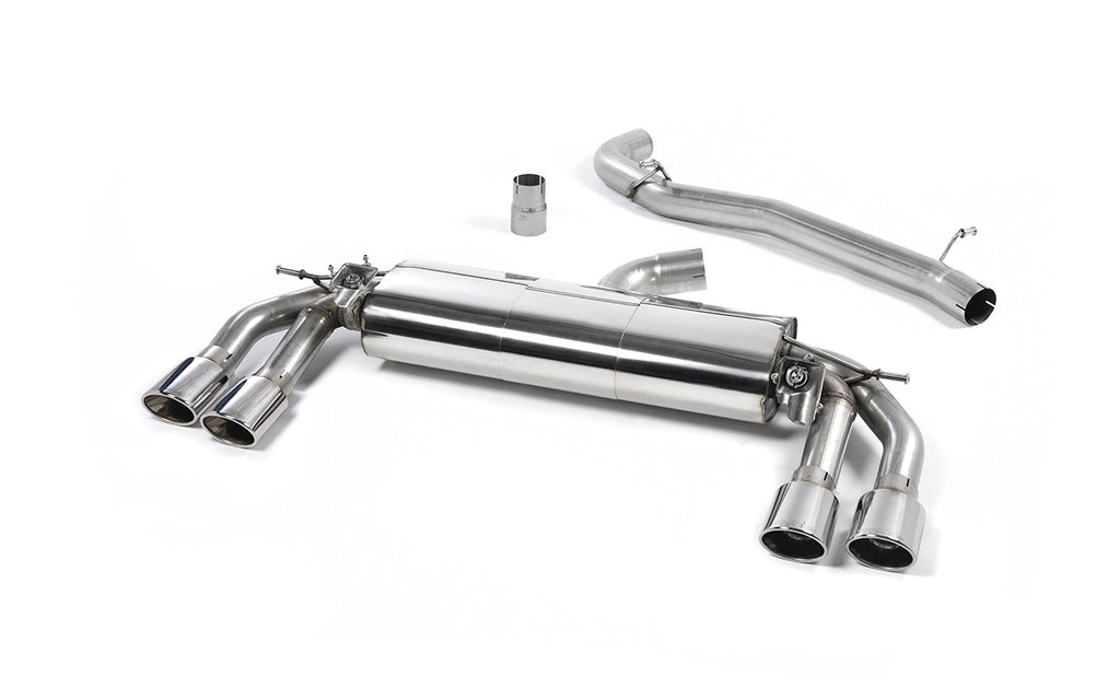 Audi TTS MK3 - Non-Resonated (Louder) Cat-Back Exhaust System with Polished Oval Tips