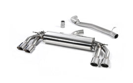 Audi TTS MK3 - Non-Resonated (Louder) Cat-Back Exhaust System with Polished Oval Tips