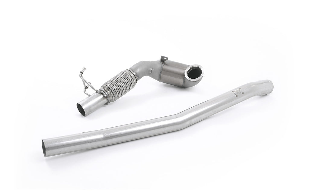 Audi TTS MK3 Non GPF models - Stainless Steel Cast Large Bore Downpipe with Hi-Flow Sports Catalyst (For Milltek Race Cat-Back)