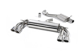 Audi TTS MK3 - Resonated (Quieter) Cat-Back Exhaust System with Polished Oval Tips