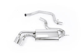 Audi TT MK2 2.0 2WD - Cat-Back Exhaust System with Twin Polished JET Trims