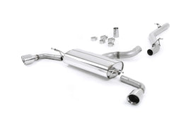 Audi TT MK2 3.2 Quattro - Non-Resonated (Louder) Cat-Back Exhaust System with Dual Polished 100mm JET Trims