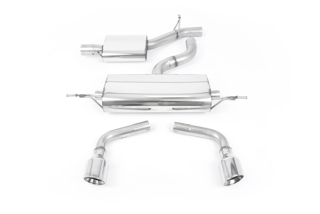 Audi TT MK2 3.2 Quattro - Resonated (Quieter) Cat-Back Exhaust System with Dual 100mm JET Trims