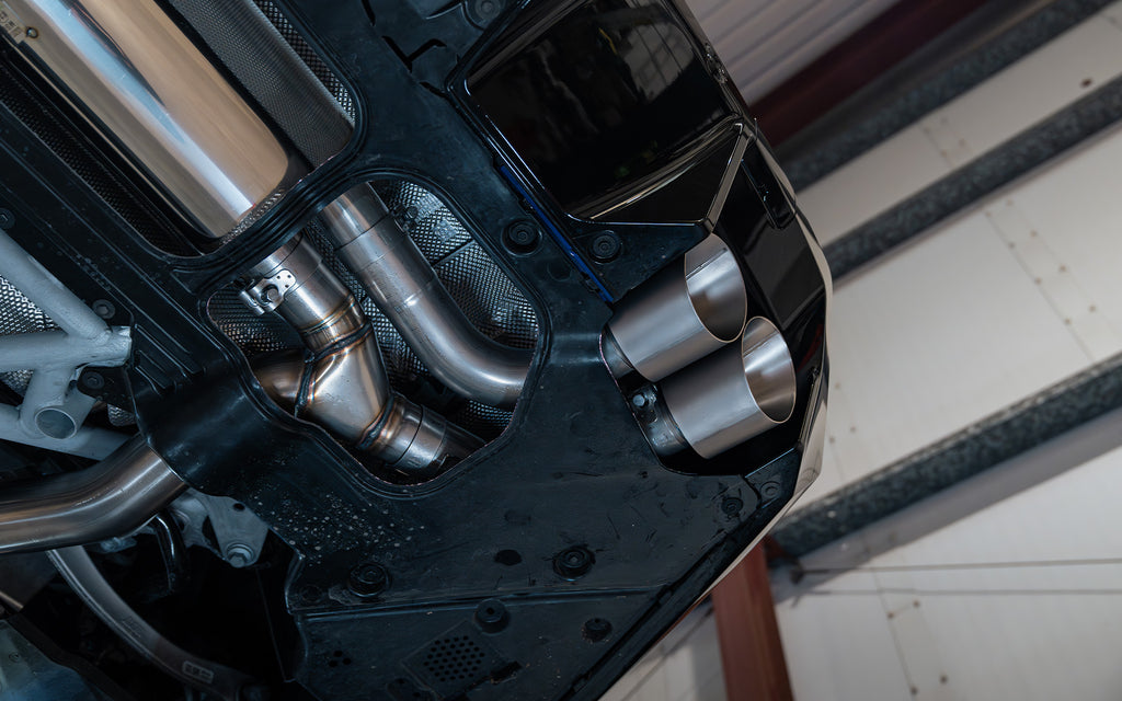 BMW M5 G90/G99 (UK/EU Spec) - Axle Back with Brushed Titanium Tips