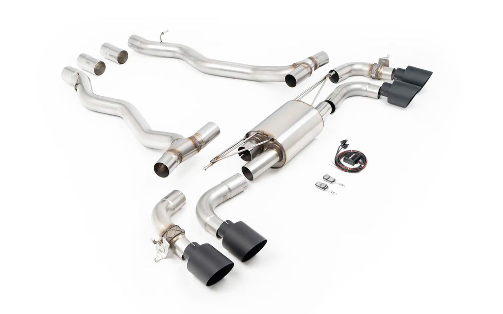 BMW M5 G90/G99 (NAS/ROW Spec) - Axle Back with Cerakote Black Tips