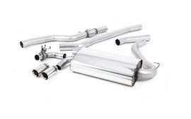 BMW 4 Series F32 428i Auto - Non-Resonated (Louder) Cat-Back Exhaust System with Polished Trims