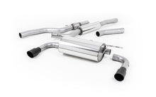 Load image into Gallery viewer, BMW 4 Series F32 428i Auto - Resonated (Quieter) Cat-Back Exhaust System with Cerakote Black Trims (For 435i M Sport Valance)