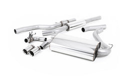 BMW 4 Series F32 428i Auto - Resonated (Quieter) Cat-Back Exhaust System with Polished Trims