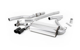 BMW 4 Series F32 428i Manual - Non-Resonated (Louder) Cat-Back Exhaust System Cerakote Black Trims