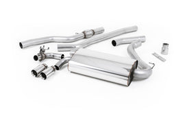 BMW 4 Series F32 428i Manual - Non-Resonated (Louder) Cat-Back Exhaust System with Polished Trims