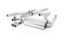 BMW 4 Series F32 428i Manual - Resonated (Quieter) Cat-Back Exhaust System with Polished Trims