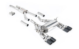 BMW F80 M3/F82 M4 - Cat-Back Exhaust System with Carbon Trims