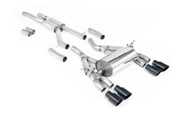 BMW F80 M3/F82 M4 - Cat-Back Exhaust System with Cerakote Black Trims