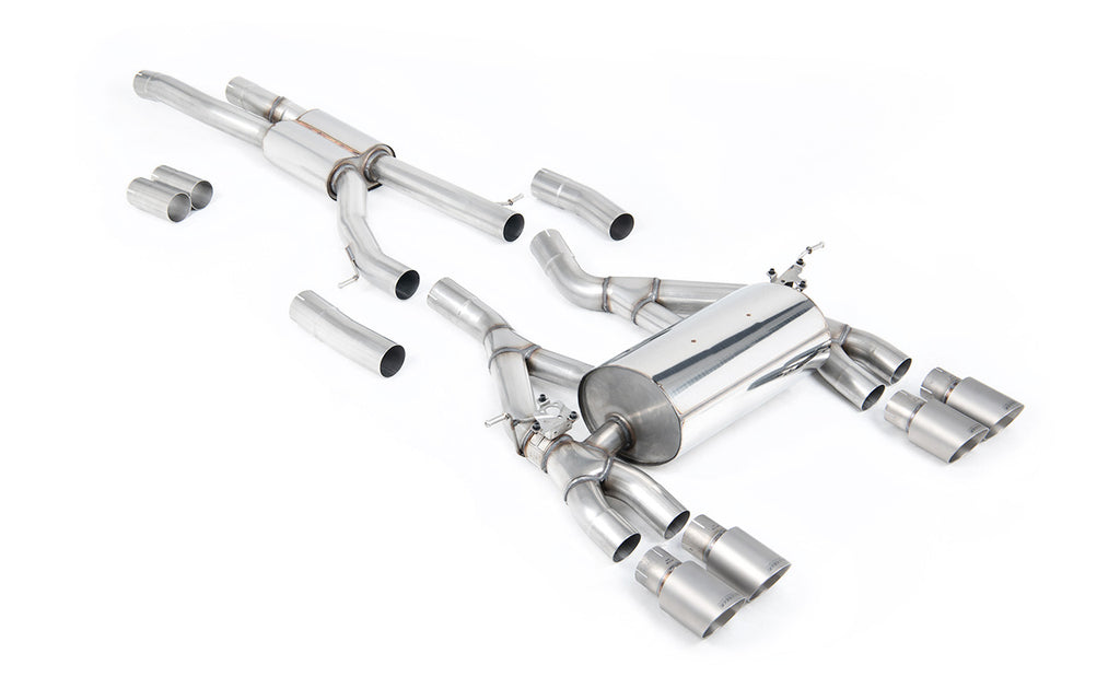 BMW F80 M3/F82 M4 - Cat-Back Exhaust System with Titanium Trims