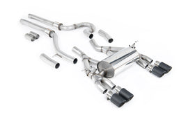 BMW F80 M3/F82 M4 - Equal Length (Loudest) Cat-Back Exhaust System with Carbon Fibre Trims
