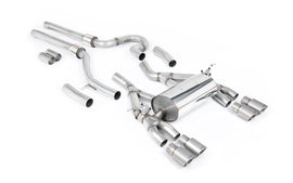 BMW F80 M3/F82 M4 - Equal Length (Loudest) Cat-Back Exhaust System with Titanium Trims