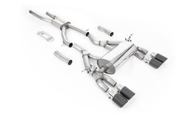 BMW F80 M3/F82 M4 - GPF / OPF Back Road Exhaust System with Carbon Jet-90 Trims