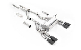 BMW F80 M3/F82 M4 - GPF / OPF Back Road Exhaust System with Cerakote Black GT-90 Trims