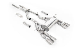 BMW F80 M3/F82 M4 - GPF / OPF Back Road Exhaust System with Titanium GT-90 Trims