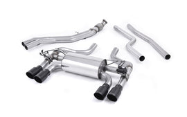 BMW F87 M2 - Cat-Back Exhaust System with Cerakote Black GT-90 Trims