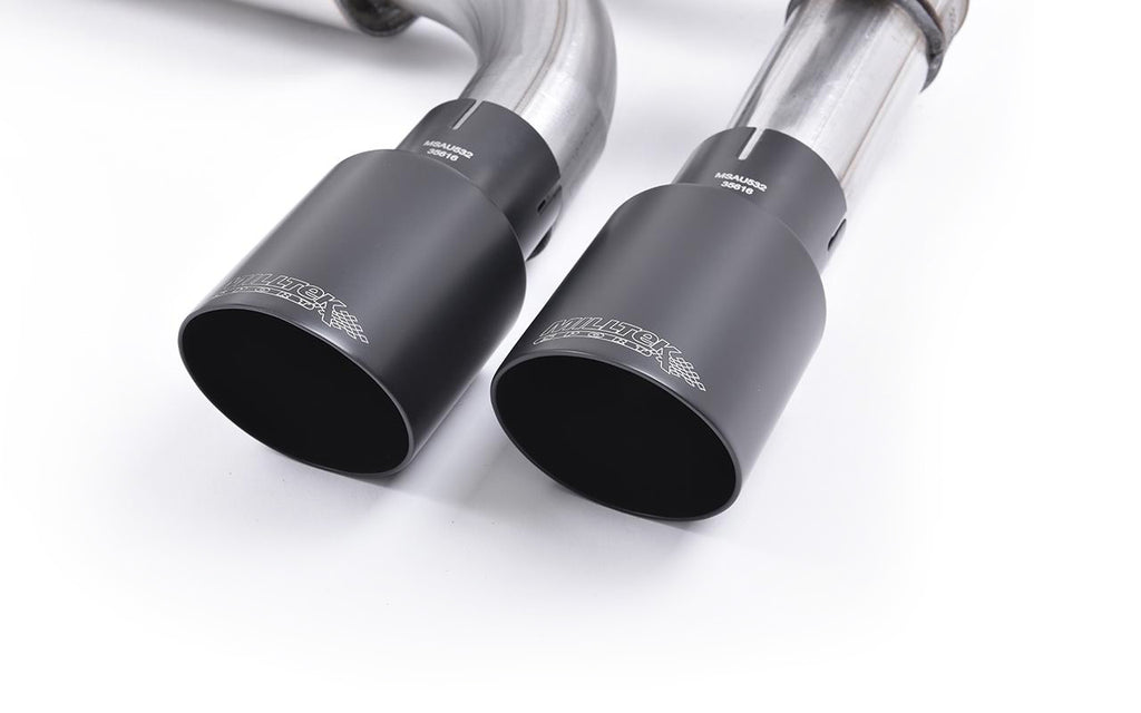BMW F87 M2 - Cat-Back Exhaust System with Cerakote Black GT-90 Trims