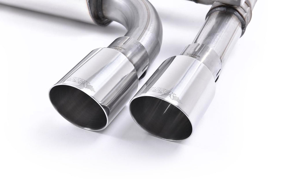 BMW F87 M2 - Cat-Back Exhaust System with Polished GT-90 Trims