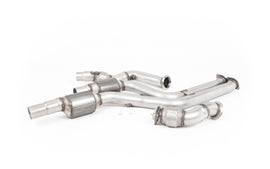 BMW F87 M2 Comp - Large Bore Downpipe Pair with Hi-Flow Sports Catalysts (For Milltek Cat-Back)