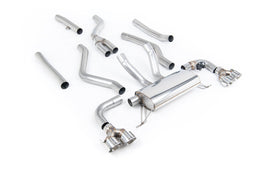 BMW G20 M340i & G22 M440i - Cat-back with Quad GT-100 Polished Trims