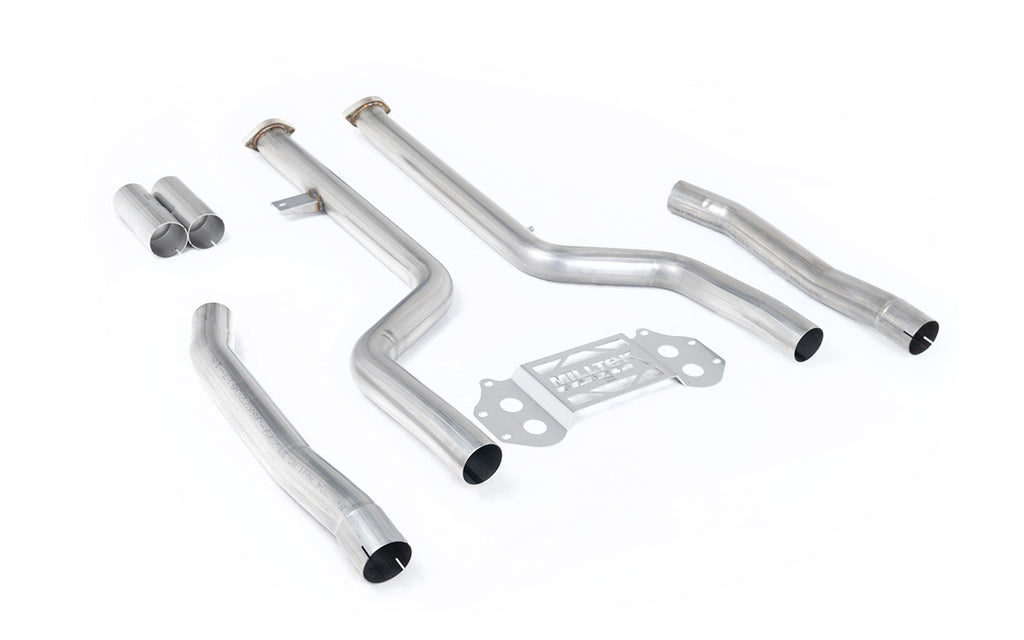 BMW G8X M3/M4 - Non Resonated Secondary Catalyst Bypass - Fits to OE Downpipes &amp; Milltek Sport Axle Back Only