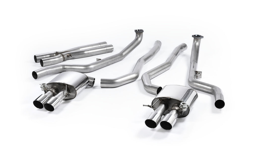 BMW M5 F10 - Cat-Back Exhaust System with Polished Trims
