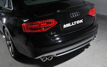 Load image into Gallery viewer, Audi A4 2.0 TDI B8/A5  S-line - Cat-Back Exhaust System with GT80 Quad Outlet Trims