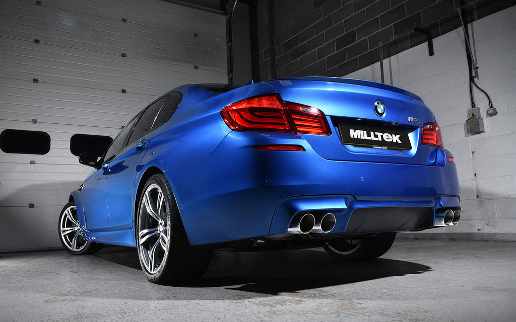BMW M5 F10 - Cat-Back Exhaust System with Polished Trims