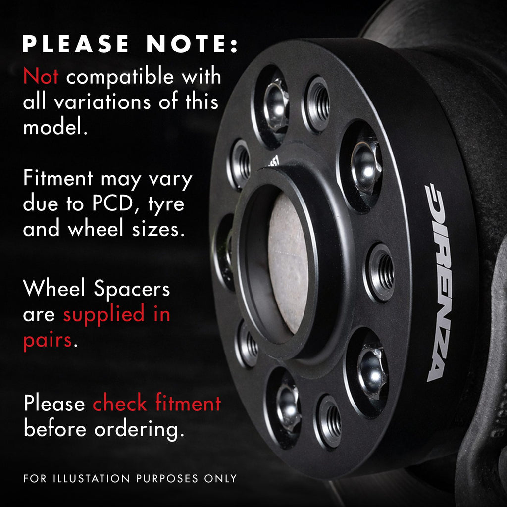Direnza BMW X5 E53 00-06 - 20mm Wheel Spacers - Pair - 5x120 M14x1.5 72.6mm