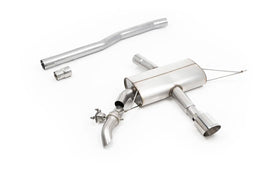 F66 Mini JCW - Non-Resonated Particulate Filter-back System with Polished Tips