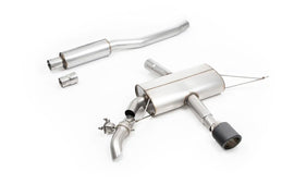 F66 Mini JCW - Resonated Particulate Filter-back System with Carbon Tips